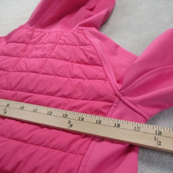 Under Armour Coldgear Storm Jacket Womens XS Pink Pockets Primaloft Hood Zip - Picture 16 of 16